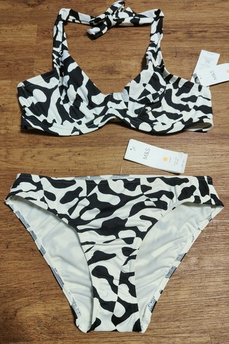 Wired plunge bikini - m&s,