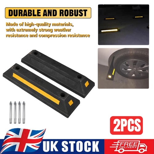 Parking wheel stopper - 2x,