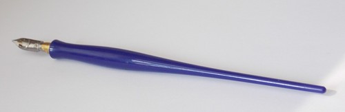 Vintage blue handled - dip, pen