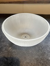 Vintage Retro Frosted Ribbed
