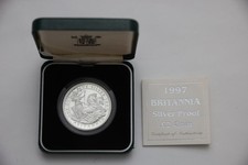 1997 Silver 1oz Proof Britannia – Inaugural Issue