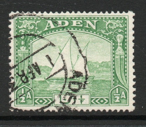 Aden 1937 dhows a - aden, ½a