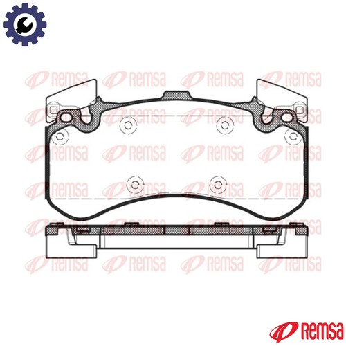 Brake pad set - brake,