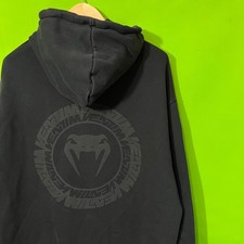 Venum Black Hoodie Sweatshirt