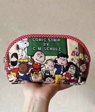 1 x Colourful SNOOPY Fabric Cosmetics Bag PEANUTS
