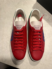 GUCCI ACE MENS RED WHITE