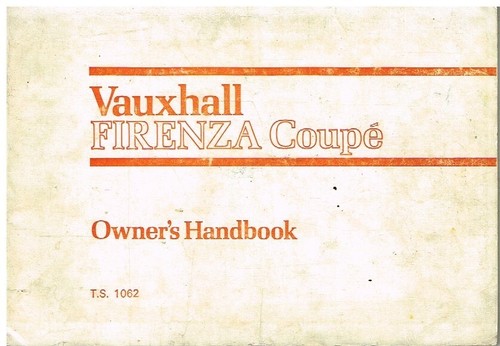 Vauxhall firenza 6 2 0 - 1.6, 2.0