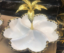 20CM, white and gold Ceramic