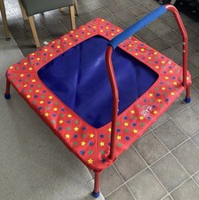 Kids Argos Mini Trampoline with Safety Handle Indoor Outdoor