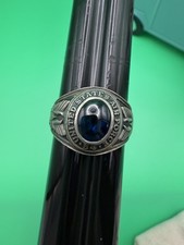 1954 STERLING United States AIR FORCE Lab Created Sapphire Size 11.25 RING