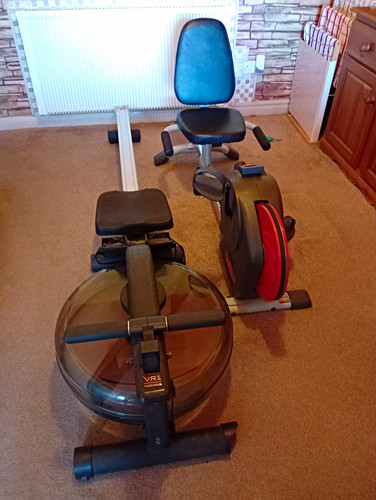 Recumbent excercise bike - recumbent,