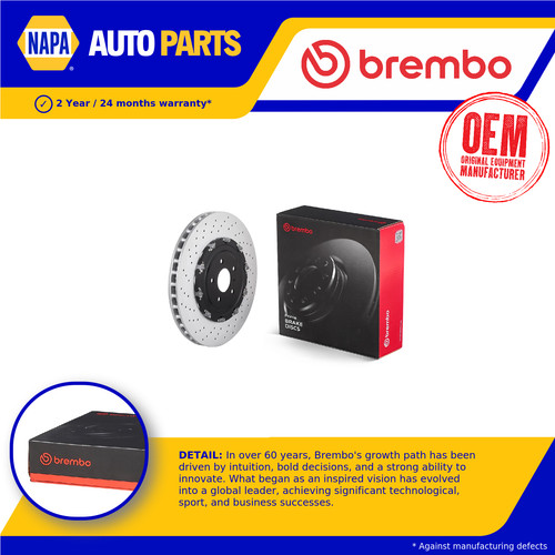 Brake discs pair vented - 2x,
