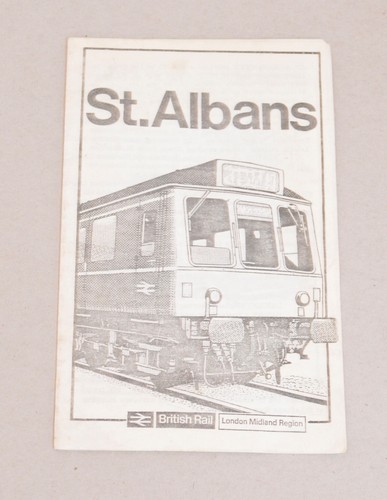 Railway timetable leaflet - railway, br
