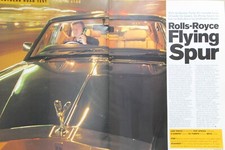 Original 1994 Autocar mag extracted road test: ROLLS-ROYCE FLYING SPUR
