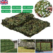 4mx6m Camo Net Hunting/Shooting Camouflage Hide Army Camping Woodland Netting UK