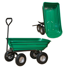 HEAVY DUTY GARDEN TIPPER CART