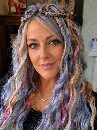 Synthetic wavy dreads hair - synthetic,