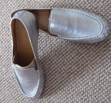 UGG VIVIAN WOMEN SHOES PATENT METALLIC LEATHER SLIVER UK 6 /EU 39 (new)