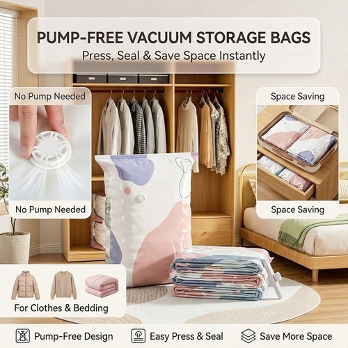 Pump vacuum storage bags - vacuum,