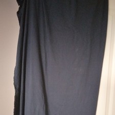 Cotton Jersey Navy Fabric Remnant 160cm X W150cm