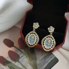 14k Gold-Plated Vintage Cameo