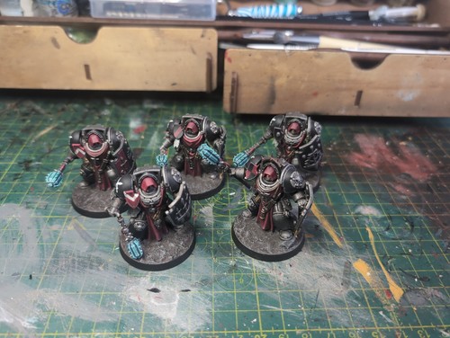 Deathwing knights with maces - deathwing,