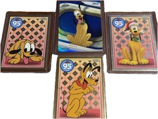 Topps Disney 2025 ? Pluto Numbered 134/150 Blue Plus 3 X 95 Years Pluto Cards