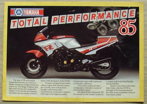 Yamaha total performance 1985 - yamaha,