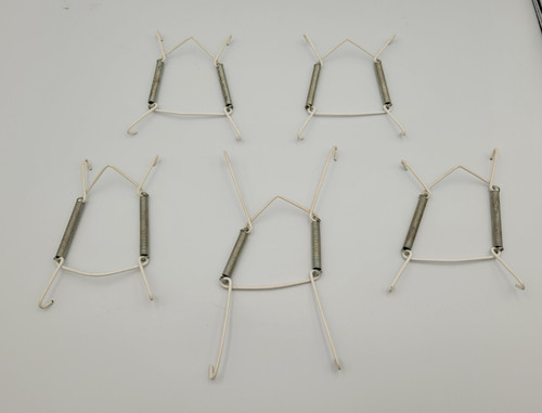 Five wire plate hangers wall - wire,