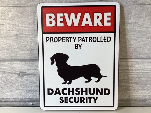 Dachshund security novelty - dachshund,