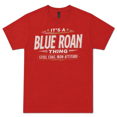 Blue roan thing steel - it's,