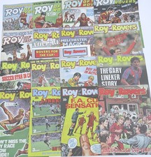 16 x 1988 Roy of The Rovers Comics, Including Free Stickers & Wallchart