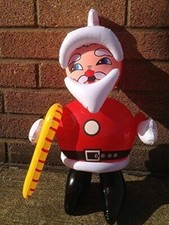 Tri Inflatable Santa Claus