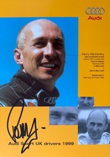 Perry McCarthy Top Gear The Stig Audi Sport Hand Signed Autograph