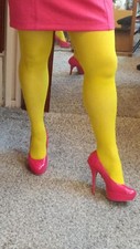 YELLOW Tights Matte Opaque