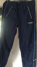 MENS CHAMPION NAVY TRACKSUIT BOTTOMS TROUSERS SIZE SMALL EXCELLENT CONDITION