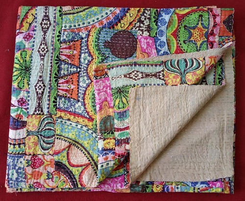 Indian handmade cotton kantha - handmade,