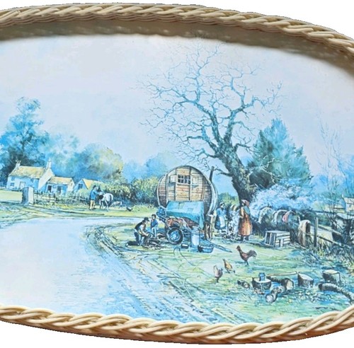 Vintage 1970s melamine serving - melamine,