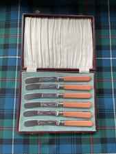 Vintage Bakelite EPNS Coral