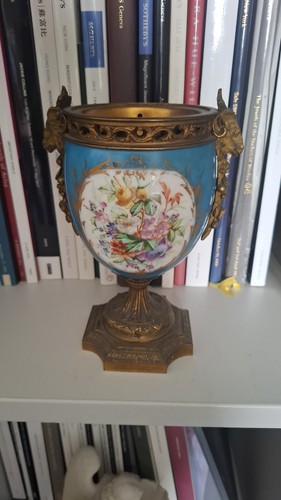 French sevres porcelain urn - porcelain,