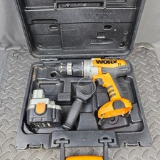 Worx WX369 18V Cordless Hammer Drill 13mm Chuck With Case (Battery Untested)