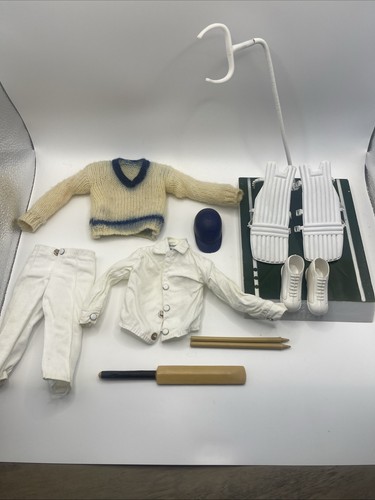 Vintage action man cricketer - action,