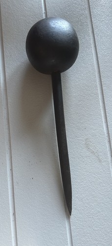Vintage iron ball - iron, anvil