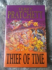 Terry Pratchett Thief Of Time HB Doubleday 1st. Signed, Doodled And Remarked