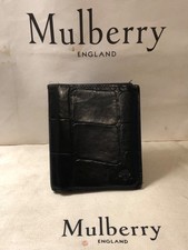 Mulberry Mens Vintage Congo 8 Card Wallet Brown CORRECTED DESCRIPTION