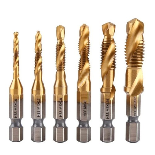 6pcs m10 hex - m3-m10, shank