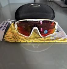 OAKLEY JAWBREAKER TOUR DE FRANCE YELLOW TRIM PRIZM ROAD RED IRIDIUM POLARIZED