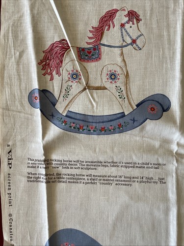 Cut and sew rocking - and, horse