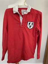 Jack  Wills Red Cotton Rugby Top Size XS