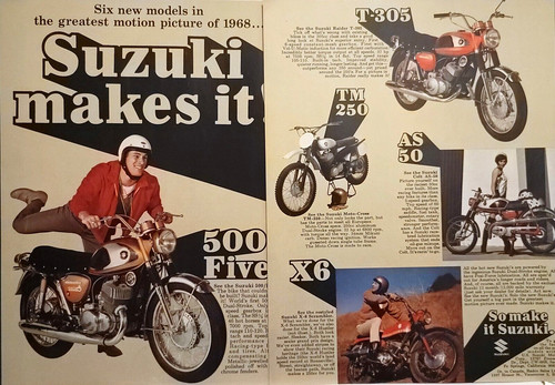 1968 suzuki t500 five - 1968,
